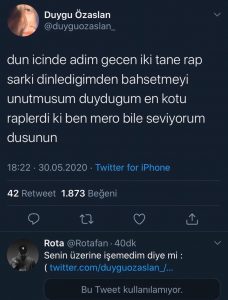 duygu özaslan twitter rota