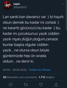 tepki uzi twitter