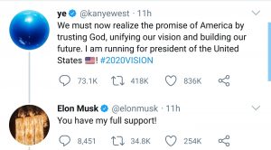 kanye west twitter elon musk