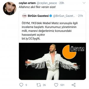 mabel matiz ösym twitter ceylan ertem