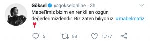 mabel matiz ösym twitter göksel