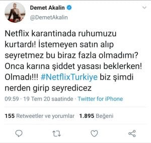 netflix twitter demet akalın