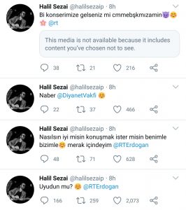 halil sezai cumhurbaşkanı recep tayyip erdoğan twitter
