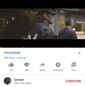 susamam youtube türkçe rap