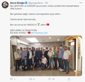 davut güloğlu sıla mahkeme tazminat dava twitter