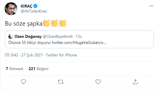 bülent ersoy kürk tilki tepki twitter kıraç