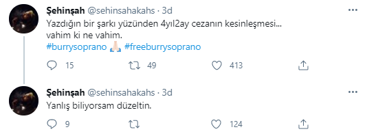 burry soprano şehinşah twitter