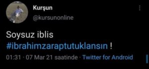 türkiye kadına şiddet twitter kurşun
