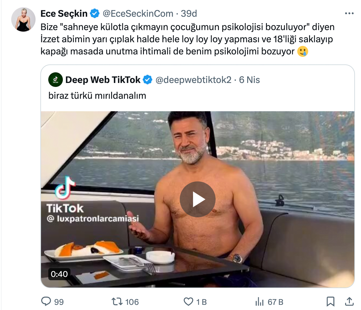 Ece Seçkin, X