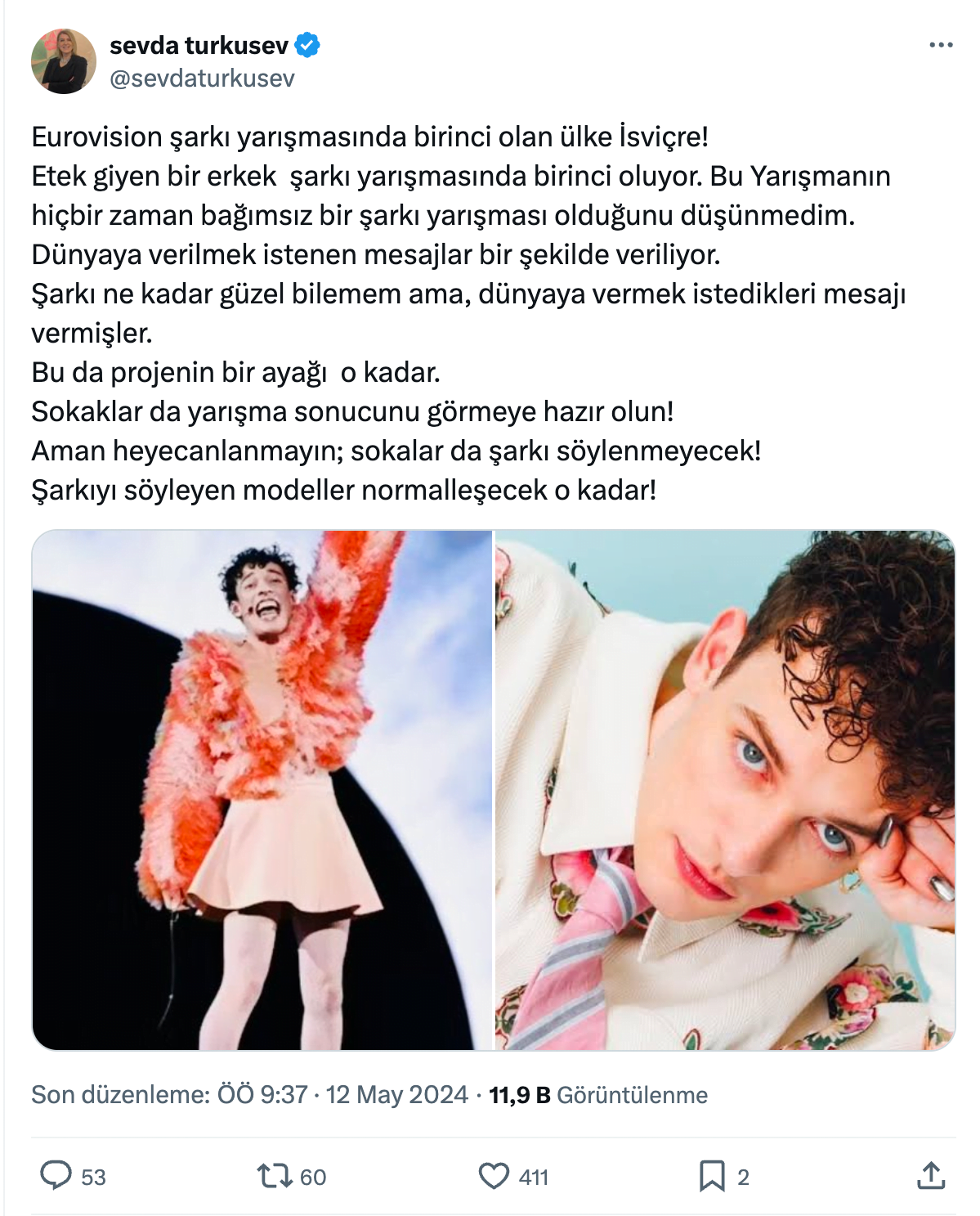 Sevda Türküsev - Twitter