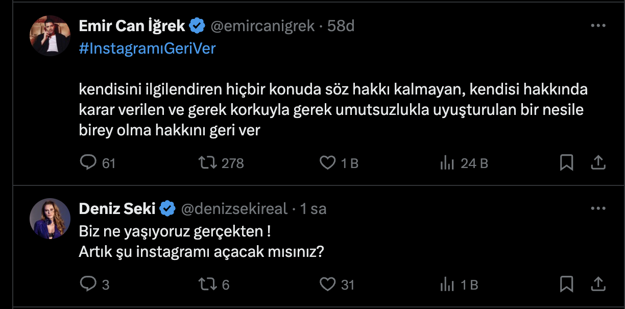 Emircan İğrek, Deniz Seki, X