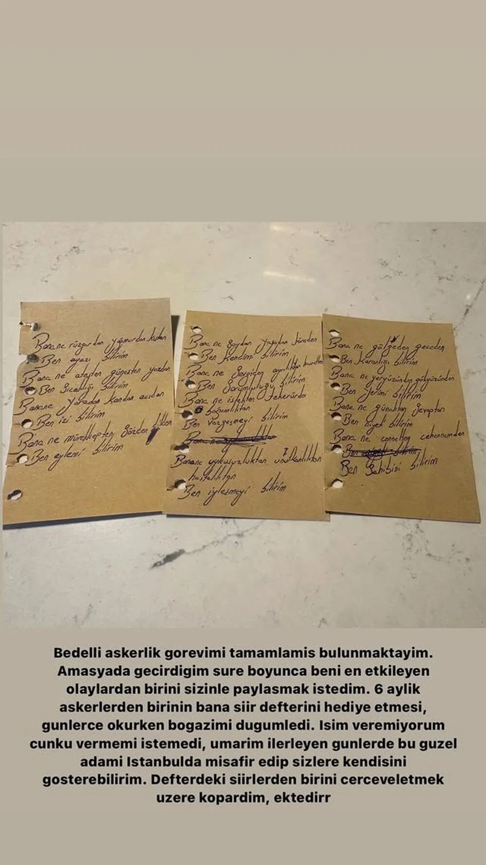 Onur Seyit Yaran instagram paylaşımı