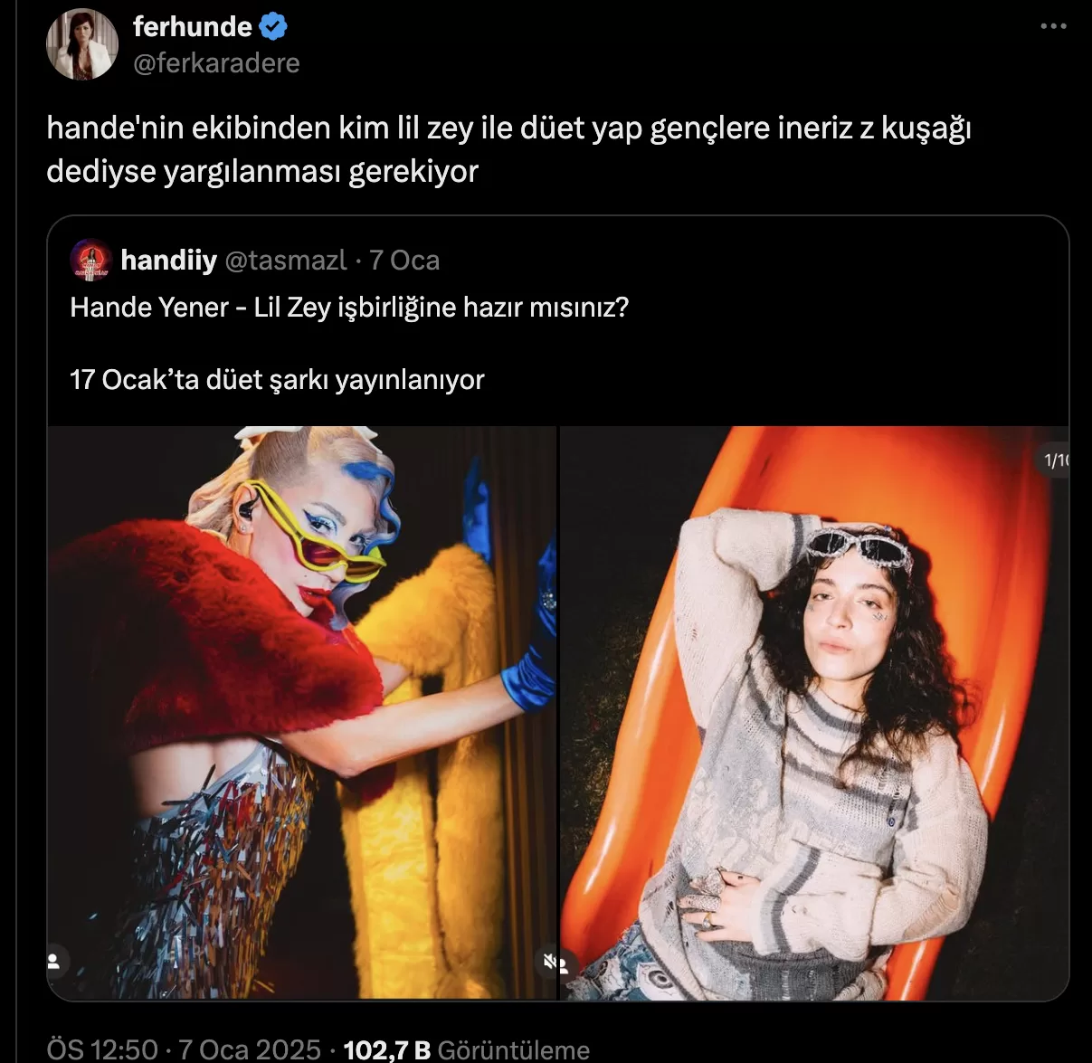 Hande Yener, Lil Zey işbirliği